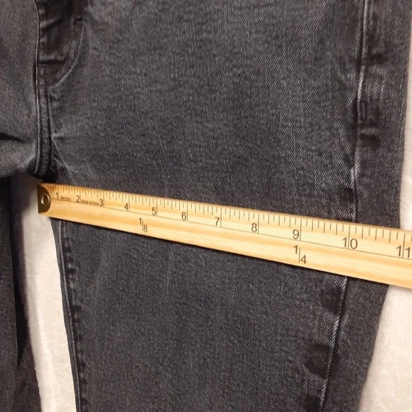 J.Crew Mens Flex Jeans Sz.34x30/Faded Black/Straight/Spandex Blend/Denim - Picture 10 of 12